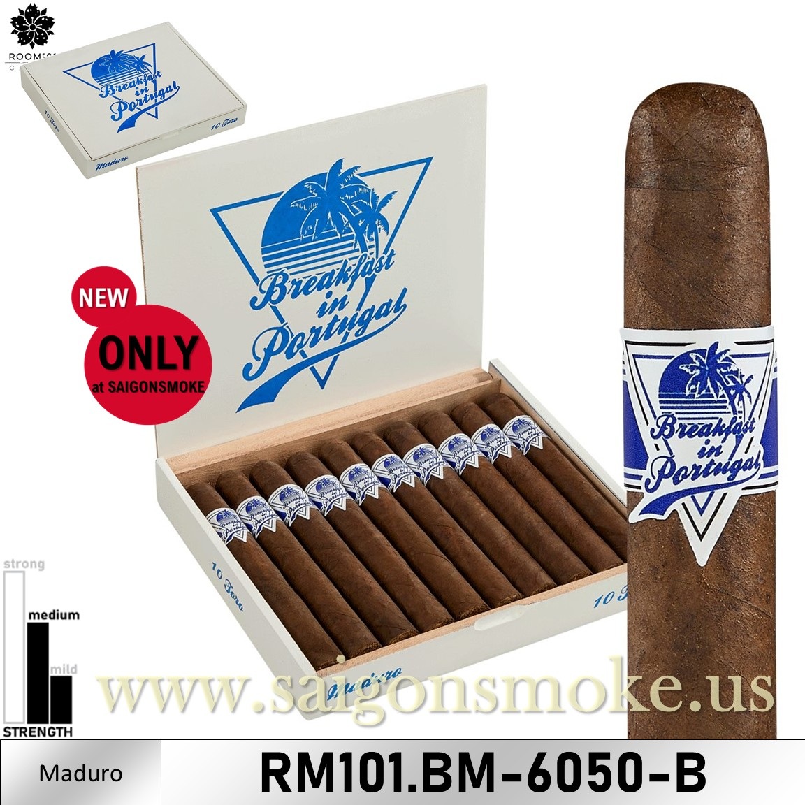 Room101 Breakfast in Portugal Maduro Toro 6x50 (Hộp 10)