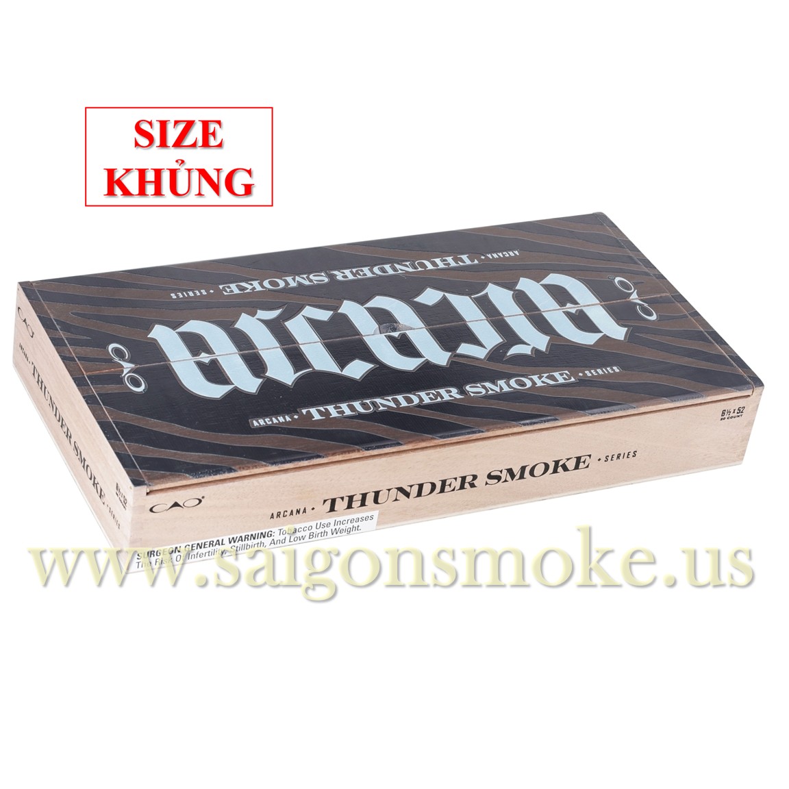 CAO Arcana Thunder Smoke Honduran Origin 6.5x52 (Hộp 20) - NEW - Ảnh 4
