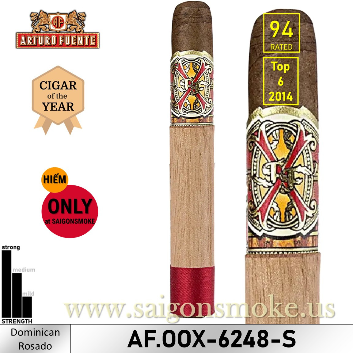 Arturo Fuente Fuente OpusX PerfecXion X 6.25x48 (Điếu lẻ)