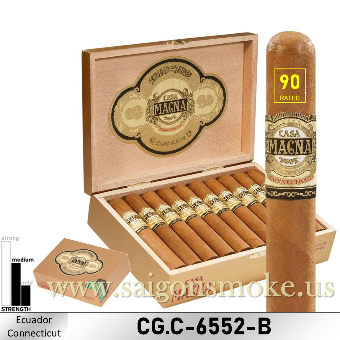 Casa Magna Connecticut Extra Toro 6.5x52 (Hộp 20)