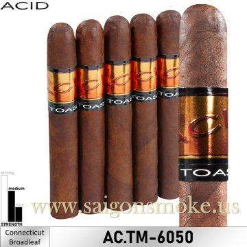 ACID Toast Maduro by Drew Estate Toro 6×50 (Gói 5)