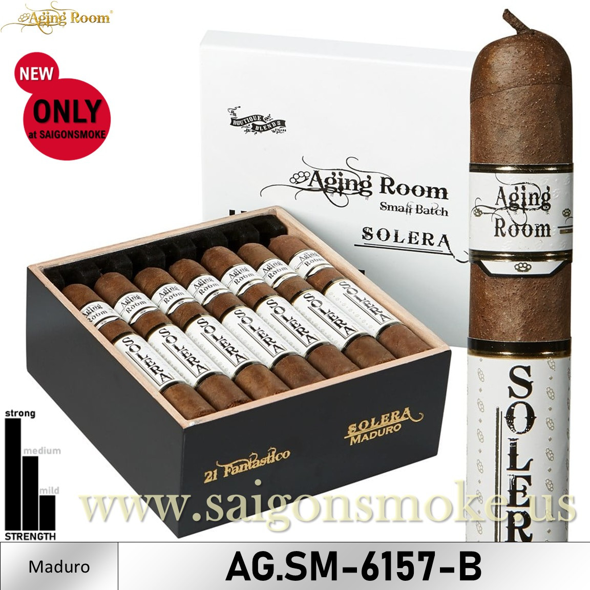 Aging Room Solera Maduro Fanfare 6.1×57 đuôi heo (Hộp 21)