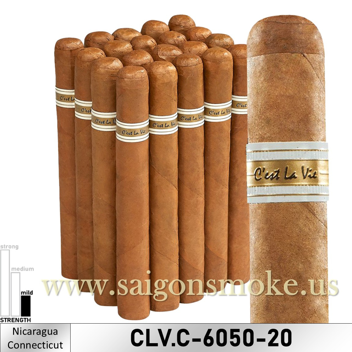 C’est La Vie Nicaragua Connecticut Toro 6×50 (Bó 20)