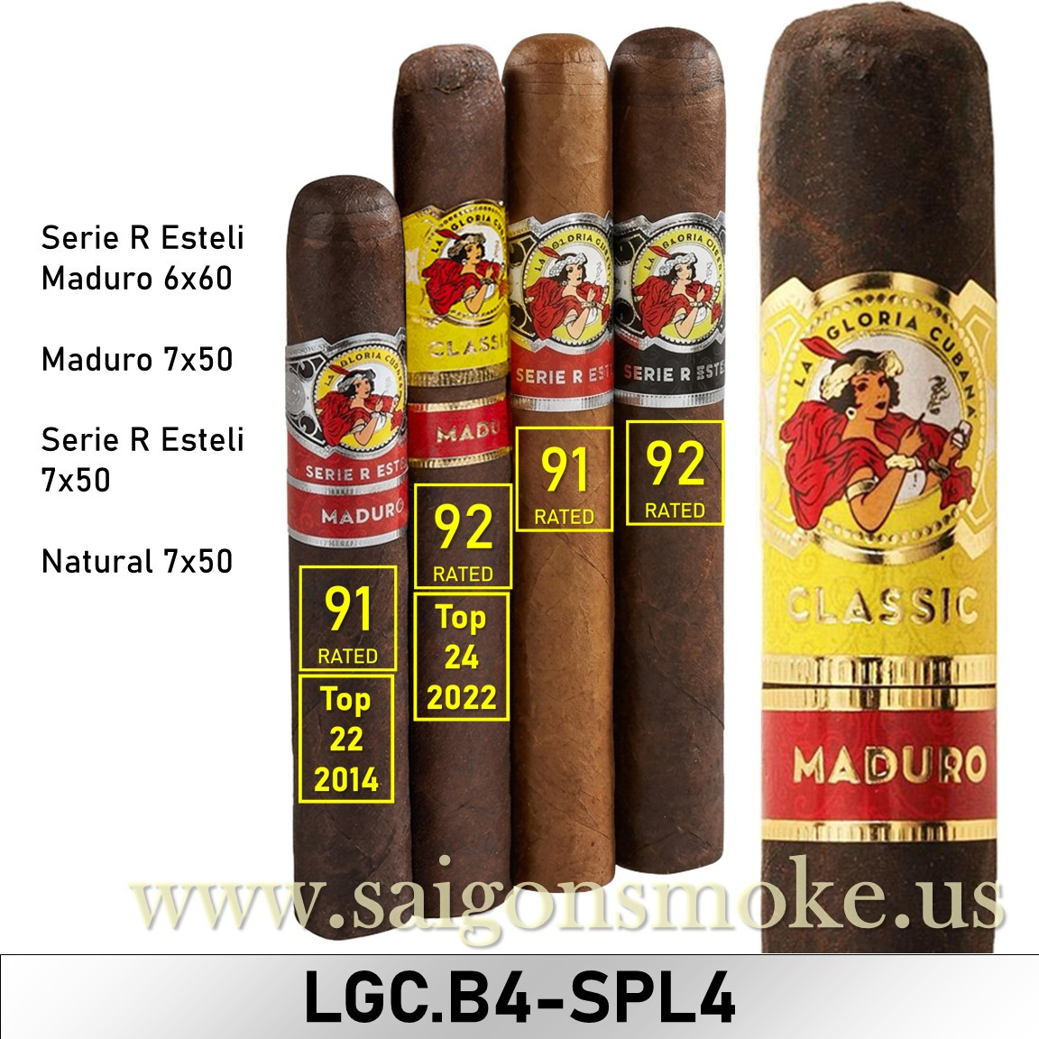 La Gloria Cubana The Best Four Sampler (Gói 4)