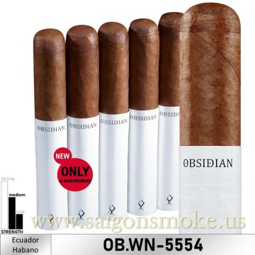 Obsidian White Noise Ecuador Habano Robusto 5.5×54 (Gói 5)