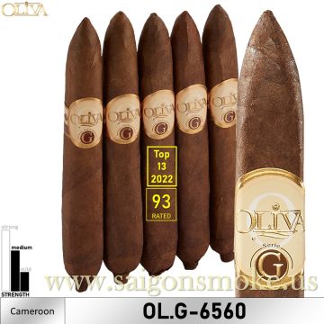 Oliva Serie G Natural Cameroon Figurado 6.5×60 (Gói 5)