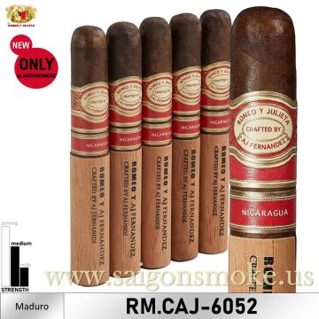 Romeo y Julieta Crafted by AJ Fernandez Toro 6×52 (Gói 5)