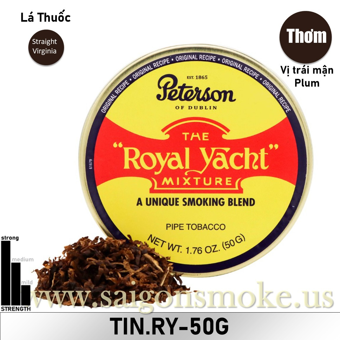 Peterson The Royal Yacht 1.75 Ounce Tin – 50GR