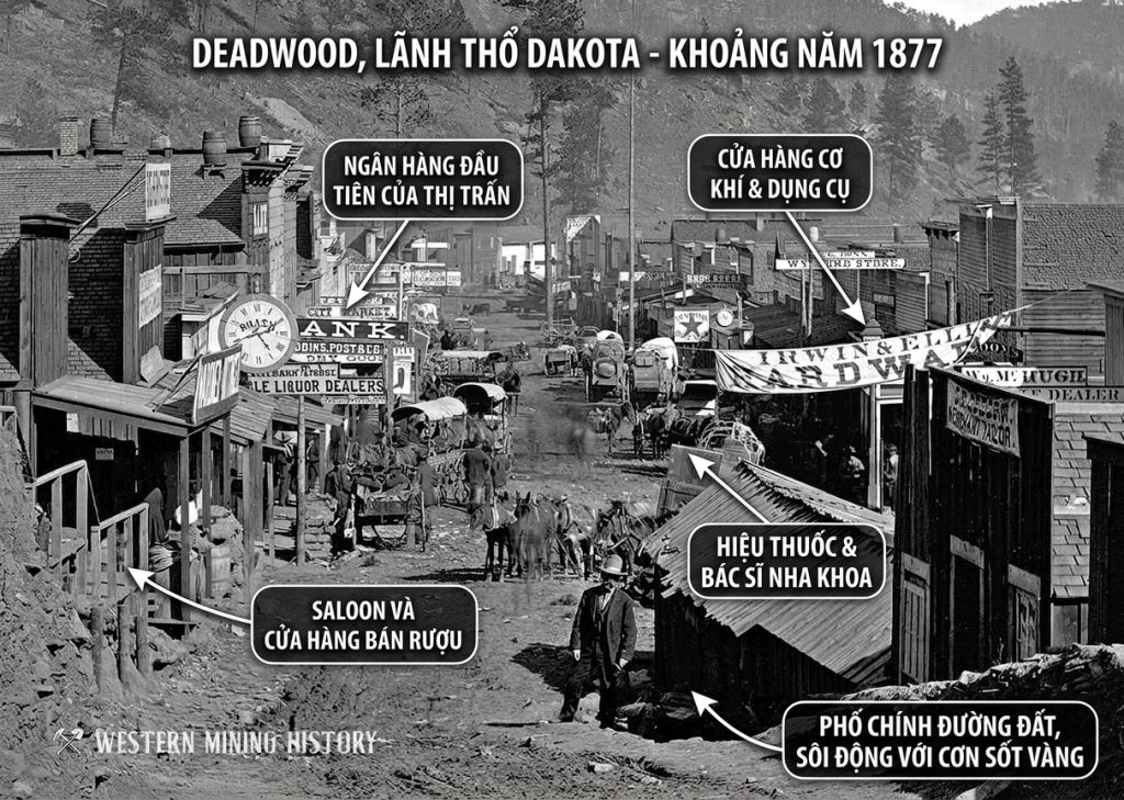 Deadwood: từ địa danh miền Tây đến ngôn ngữ đồ họa