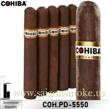 Cohiba Puro Dominicana Habano Robusto 5.5x50 (Gói 5)