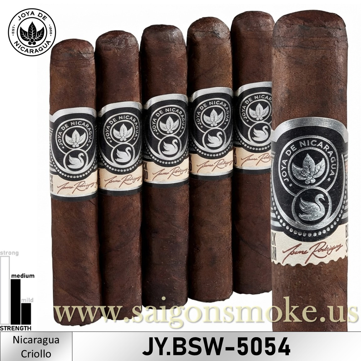 Joya de Nicaragua Black Swan Robusto 5x54 (Gói 5)