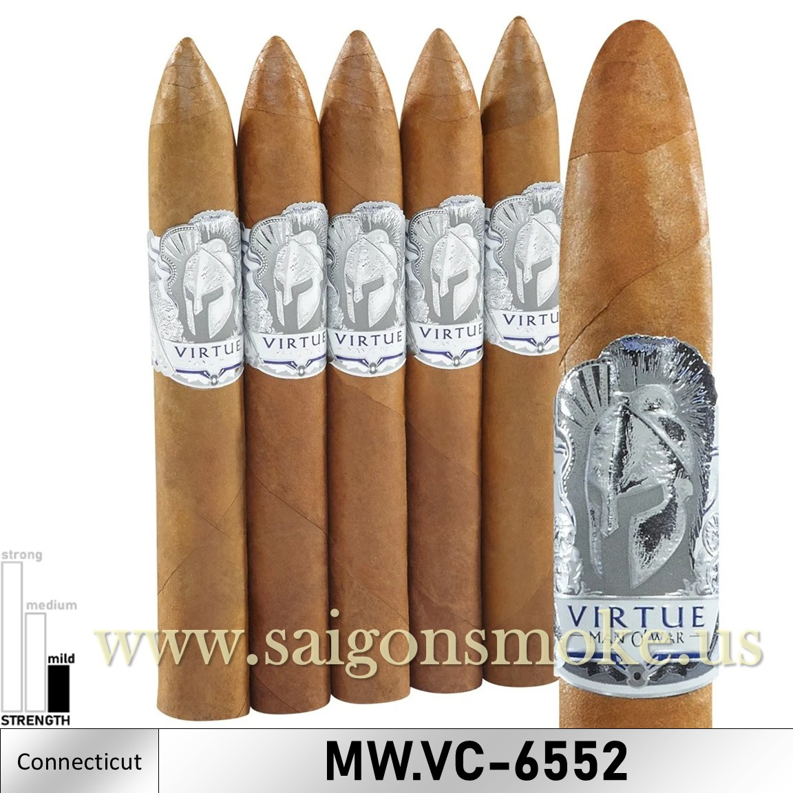 Man O' War Virtue Ecuador Connecticut Torpedo 6.5x52 (Gói 5)