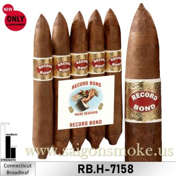 Record Bond Original Ecuador Habano Salamone 7.1x58 (Gói 5)